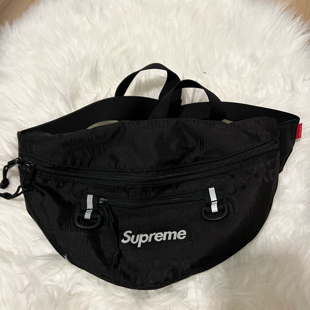 Supreme Black Waist Bag